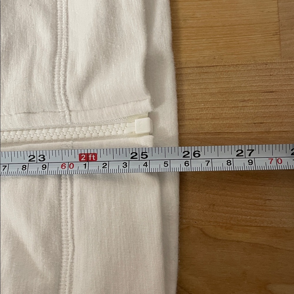 Athleta white full zip athletic golf tennis casual hoodie women’s size medium - Picture 15 of 15